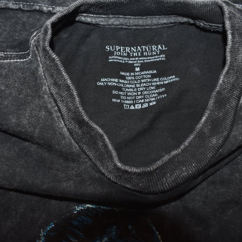 Supernatural Juniors Dean Winchester Collage Boyfriend Fit Shirt New Medium - Picture 2 of 4
